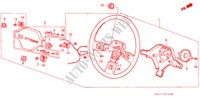 VOLANTE DE DIRECCION(1) para Honda INTEGRA SX 16 3 Puertas 5 velocidades manual 1986