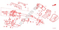 COLUMNA DE DIRECCION(LH) para Honda LEGEND V6 2.5I 4 Puertas 5 velocidades manual 1987