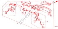 PANEL DE INSTRUMENTO(LH) para Honda LEGEND V6 2.5I 4 Puertas 5 velocidades manual 1987