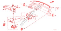 PANEL DE INSTRUMENTO (LH) para Honda LEGEND V6 2.5I 4 Puertas 5 velocidades manual 1987
