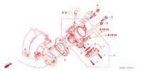 CUERPO MARIPOSA GASES(L4) ( '05) para Honda ACCORD 2.4          VTI-L 4 Puertas 5 velocidades manual 2005