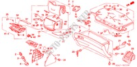 GUARNICION DE INSTRUMENTO(LADO DE PASAJERO) para Honda ACCORD 2.4          VTI-E 4 Puertas 5 velocidades manual 2006