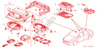 LUZ INTERIOR para Honda ACCORD 3.0          VTI-L 4 Puertas 5 velocidades automática 2006