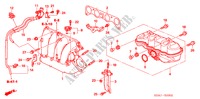 MULTIPLE DE ADMISION(L4) ('06) para Honda ACCORD 2.4          VTI-L 4 Puertas 5 velocidades manual 2006