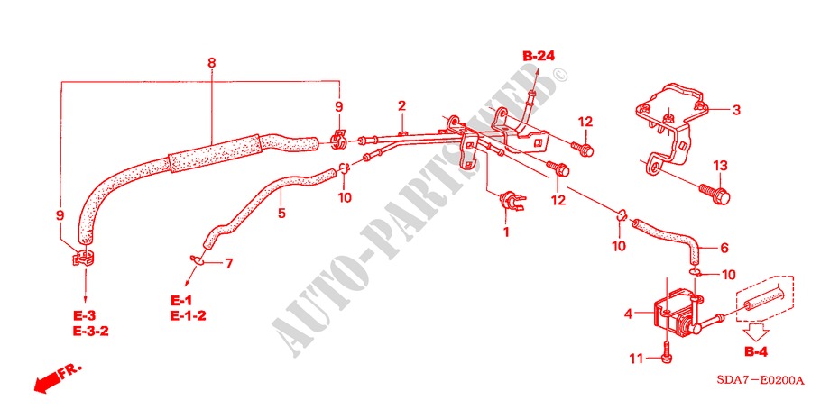 TUBERIA DE INSTALACION/TUBERIA(L4) para Honda ACCORD 2.4          VTI-E 4 Puertas 5 velocidades manual 2005