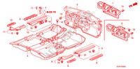 ALFOMBRA DE PISO para Honda ACCORD 2.4          VTI-L 4 Puertas 5 velocidades manual 2007