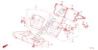 ASIENTO TRASERO(2D) para Honda ACCORD EX-2.0I 3 Puertas 5 velocidades manual 1986