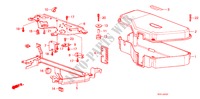CUBIERTA CAJA CONTROL (F,G,S,W,X)(PGM FI) para Honda ACCORD EX-2.0I 4 Puertas 5 velocidades manual 1986