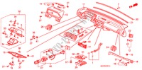 PANEL DE INSTRUMENTO(LH) para Honda ACCORD LX 4 Puertas 5 velocidades manual 1986
