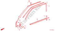 GUARNICION DE APERTURA(2D) para Honda ACCORD EX 3 Puertas 5 velocidades manual 1987
