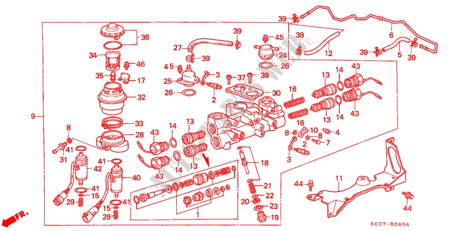 MODULADOR A.L.B. para Honda ACCORD EX-2.0I 3 Puertas 5 velocidades manual 1987