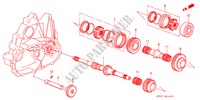 EJE PRINCIPAL/ENGRANAJES para Honda ACCORD 2.0I-16 4 Puertas 5 velocidades manual 1989