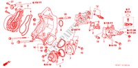 BOMBA DE AGUA(2.4L) para Honda ACCORD 2.4 TYPE S 4 Puertas 6 velocidades manual 2003