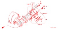 CUERPO MARIPOSA GASES(2.4L) para Honda ACCORD 2.4 TYPE S 4 Puertas 6 velocidades manual 2003