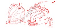 MULTIPLE DE ESCAPE(2.0L) para Honda ACCORD 2.0 COMFORT 4 Puertas 5 velocidades automática 2005