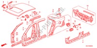 PANELES EXTERIORES/PANEL TRASERO para Honda ACCORD 2.2 SPORT 4 Puertas 5 velocidades manual 2004
