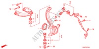 ARTICULACION DELANTERA/BRAZO SUPERIOR para Honda ACCORD 2.2 SPORT SE 4 Puertas 6 velocidades manual 2008