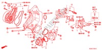 BOMBA DE AGUA(2.4L) para Honda ACCORD 2.4 TYPE S 4 Puertas 6 velocidades manual 2008