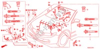CONJ. DE CABLES DE MOTOR(RH) (DIESEL) para Honda ACCORD 2.2 EXECUTIVE 4 Puertas 6 velocidades manual 2007