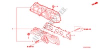 MULTIPLE DE ESCAPE(DIESEL) para Honda ACCORD 2.2 SPORT SE 4 Puertas 6 velocidades manual 2008