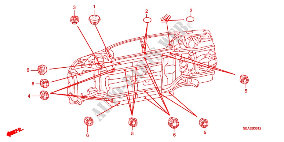 ANILLO(INFERIOR) para Honda ACCORD 2.0 SPORT 4 Puertas 5 velocidades manual 2007