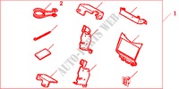 2ND DIN OPTION ATTACHMENT KIT para Honda ACCORD TOURER 2.4 TYPE S 5 Puertas 6 velocidades manual 2004