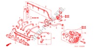 CARRIL DE COMBUSTIBLE/BOMBA DE PRESION ALTA(DIESEL) para Honda ACCORD TOURER 2.2 SPORT 5 Puertas 5 velocidades manual 2005