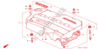 CUBIERTA DE MOTOR(DIESEL) para Honda ACCORD TOURER 2.2 SPORT 5 Puertas 5 velocidades manual 2004