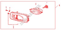 FOG LT ASSY para Honda ACCORD TOURER 2.4 TYPE S 5 Puertas 5 velocidades automática 2003