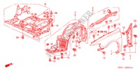 GUARDABARROS DELANTERO (2) para Honda ACCORD TOURER 2.2 SPORT 5 Puertas 5 velocidades manual 2004