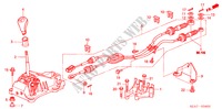 PALANCA DE CAMBIO(DIESEL) (LH) para Honda ACCORD TOURER 2.2 EXECUTIVE 5 Puertas 5 velocidades manual 2004