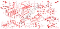 CONSOLA para Honda ACCORD TOURER 2.2 EXECUTIVE 5 Puertas 6 velocidades manual 2007