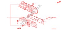 MULTIPLE DE ESCAPE(DIESEL) para Honda ACCORD TOURER 2.2 EXECUTIVE 5 Puertas 6 velocidades manual 2007