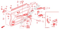 RECUBRIMIENTO DE PUERTA(RH) para Honda ACCORD TOURER 2.2 EXECUTIVE 5 Puertas 6 velocidades manual 2007
