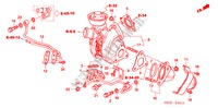 TURBOALIMENTADOR(DIESEL) para Honda ACCORD TOURER 2.2 EXECUTIVE 5 Puertas 6 velocidades manual 2007
