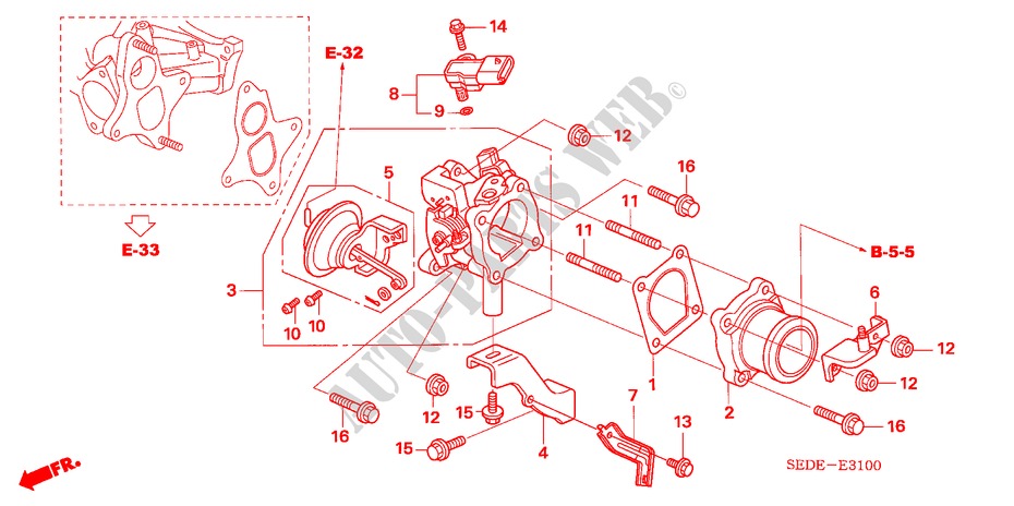 VALV. CONTROL TORB. (DIESEL) para Honda ACCORD TOURER 2.2 EXECUTIVE 5 Puertas 6 velocidades manual 2006