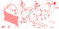 ACONDICIONADOR DE AIRE (MANGUERAS/TUBERIAS) (LH) para Honda CITY 1.4 LS 4 Puertas 5 velocidades manual 2007