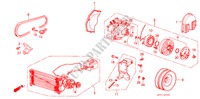 ACONDICIONADOR DE AIRE (COMPRESOR) para Honda PRELUDE EX 2 Puertas 5 velocidades manual 1987