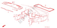 BANDEJA TRASERA para Honda PRELUDE EX 2 Puertas 5 velocidades manual 1987