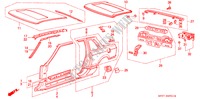 ESTRUCTURA DE CUERPO(3) para Honda PRELUDE 2.0I-16 2 Puertas 5 velocidades manual 1987