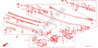 LIMPIAPARABRISAS para Honda PRELUDE 2.0I-16 2 Puertas 5 velocidades manual 1987