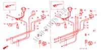TUBERIA CAJA CONTROL (PGM FI)(2) para Honda PRELUDE 2.0SI 2 Puertas 5 velocidades manual 1986