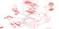 LUZ INTERIOR para Honda PRELUDE 2.0I-16 4WS 2 Puertas 5 velocidades manual 1991