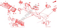 RELE/BOCINA/CAJA DE FUSIBLES para Honda PRELUDE 2.0I-16 4WS 2 Puertas 5 velocidades manual 1991