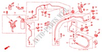 ACONDICIONADOR DE AIRE (MANGUERAS/TUBERIAS)(LH) para Honda LEGEND COUPE V6 2.7I 2 Puertas 5 velocidades manual 1988