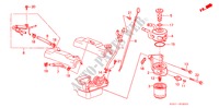 ENFRIADOR DE ACEITE/FILTRO DE ACEITE para Honda LEGEND COUPE V6 2 Puertas 5 velocidades manual 1990