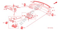 PANEL DE INSTRUMENTO (LH) para Honda LEGEND COUPE V6 2 Puertas 5 velocidades manual 1989