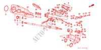 COLUMNA DE DIRECCION(INCLINACION) (LH) para Honda CIVIC CRX 1.6I-16 3 Puertas 5 velocidades manual 1989
