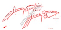 CONTRAMARCO DE PUERTA para Honda CIVIC CRX 1.6I-16 3 Puertas 5 velocidades manual 1989