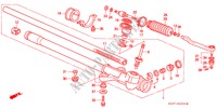 CAJA ENGRANAJE DIRECCION(LH) para Honda CIVIC GL 3 Puertas 5 velocidades manual 1989
